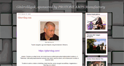 Desktop Screenshot of gitarvilagok.com